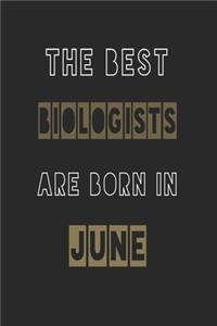 The Best biologists are born in June journal