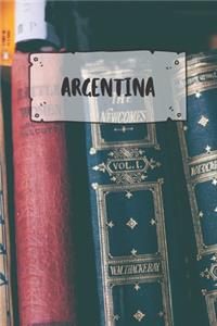 Argentina: Ruled Travel Diary Notebook or Journey Journal - Lined Trip Pocketbook for Men and Women with Lines