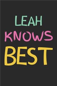 Leah Knows Best