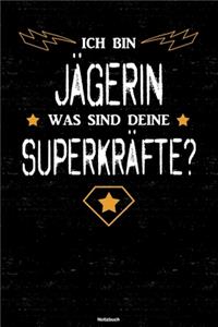 Ich bin Jägerin was sind deine Superkräfte? Notizbuch