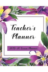 Teacher's Planner - 2019-20 Lesson Planner