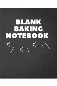 Blank Baking Notebook