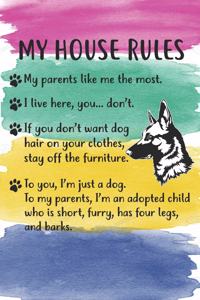 My House Rules Notebook Journal