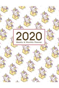 2020 Planner Weekly & Monthly 8.5x11 Inch