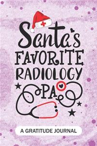 Santa's Favorite Radiology PA - A Gratitude Journal