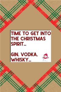 Time to Get Into The Christmas Spirit... Gin, Vodka, Whisky...