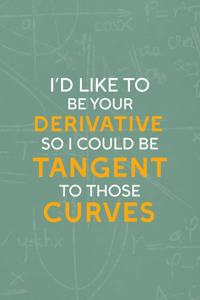 I'd Like To Be Your Derivative So I could Be Tangent To Those Curves