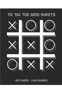 Tic Tac Toe Grid Sheets