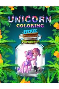 unicorn coloring book for kids 4-8