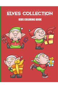 Elves Collection Kids Coloring Book