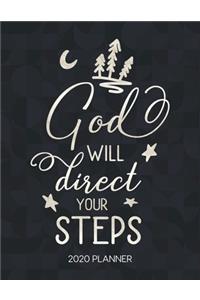 God Will Direct Your Steps 2020 Planner