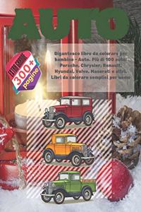 Gigantesco libro da colorare per bambino - Auto. Più di 100 auto