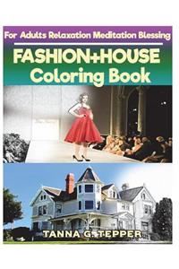 FASHION+HOUSE Coloring book for Adults Relaxation Meditation Blessing