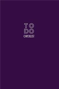 To Do Checklist