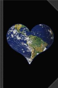 Love Earth Heart Earth Day Journal Notebook