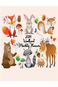 2019 Woodland Monthly Planner