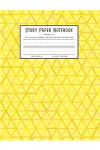 Story Paper Notebook for Grades K-2