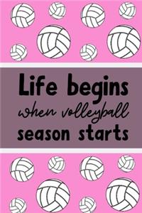 Life Begins When Volleyball Season Starts