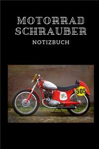 Motorrad Schrauber Notizbuch
