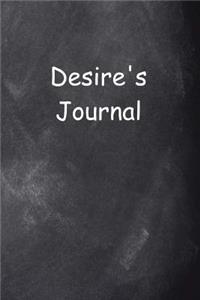 Desire Personalized Name Journal Custom Name Gift Idea Desire