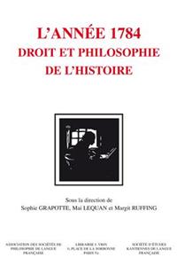 Kant. l'Annee 1784