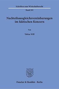 Nachteilsausgleichsvereinbarungen Im Faktischen Konzern