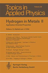 Hydrogen in Metals II