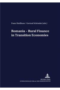 Romania - Rural Finance in Transition Economies