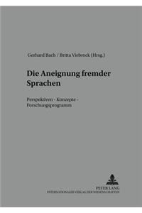 Die Aneignung Fremder Sprachen