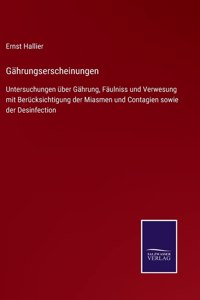 Gährungserscheinungen