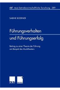 Führungsverhalten Und Führungserfolg