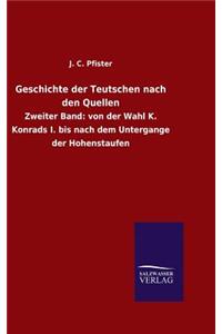 Geschichte der Teutschen nach den Quellen