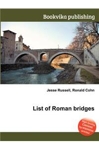 List of Roman Bridges