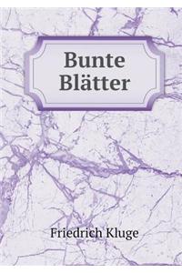 Bunte Blätter
