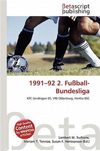 1991-92 2. Fussball-Bundesliga