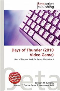 Days of Thunder (2010 Video Game)