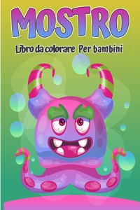 Libro da colorare di mostri per bambini
