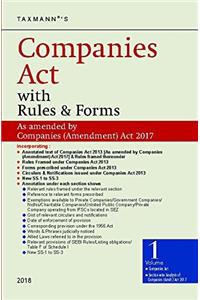 Companies Act with Rules & Forms (Set of 2 Volumes)