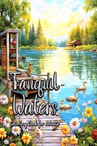 Tranquil Waters Coloring Book for Adults