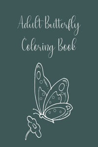 Adult Butterfly Coloring Book