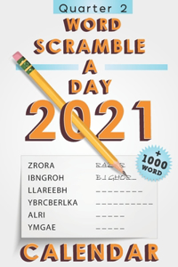 Word Scramble A Day 2021 Calendar