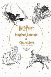 Harry Potter Magical Animals & Characters Coloring Book