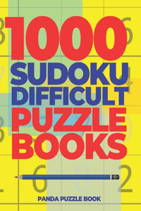 1000 Sudoku Difficult Puzzle Books