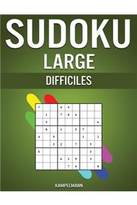 Sudoku Large Difficiles: 250 Sudoku Large Difficiles avec Solutions et Instructions