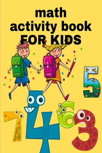math activity book FOR KIDS