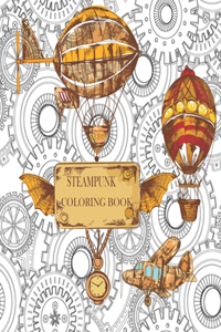 Steampunk Coloring Book