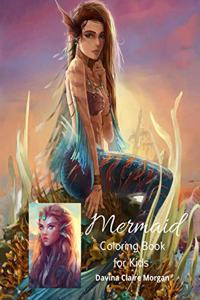 Mermaid Coloring Book for Kids