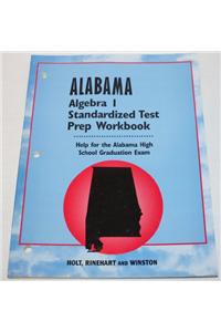 Holt Algebra 1 Alabama: Standard Test Prep Algebra 1