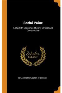 Social Value