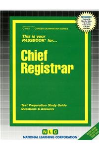 Chief Registrar